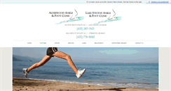 Desktop Screenshot of ankleandfootclinic.org